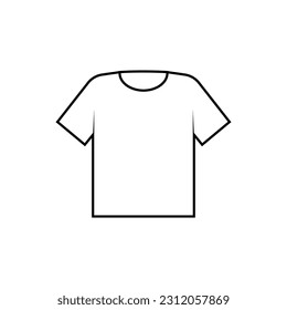 Tshirt Icon. Relax Fashion. Casual Symbol.