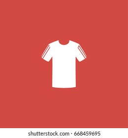 t-shirt icon. sign design. red background