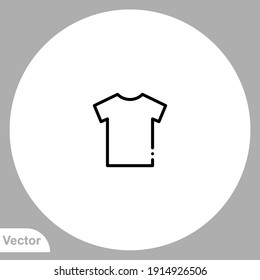 T-shirt icon sign vector,Symbol, logo illustration for web and mobile