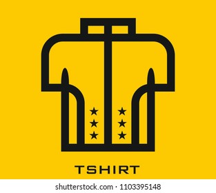 Tshirt icon signs 