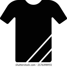 T-shirt icon simple flat style illustration.