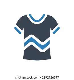 T-shirt icon (Simple vector illustration)