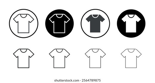 T-shirt icon simple vector symbol