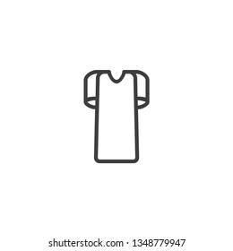 T-shirt icon. Sport fashion sign
