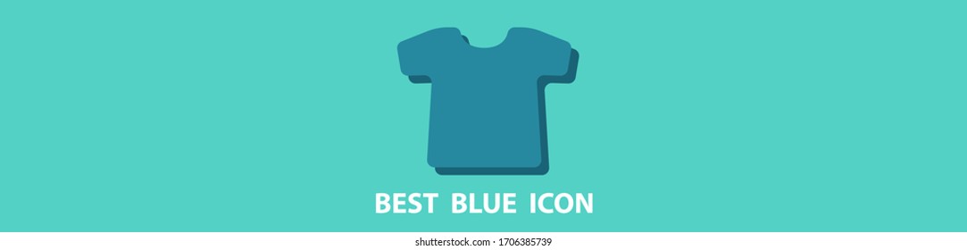 t-shirt icon stock vector illustration flat design.