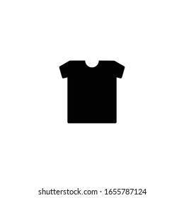 T-shirt icon. Summer fashion symbol. Logo design element