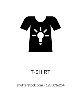 T-shirt icon. T-shirt symbol design from Clothes collection. Simple element vector illustration on white background.