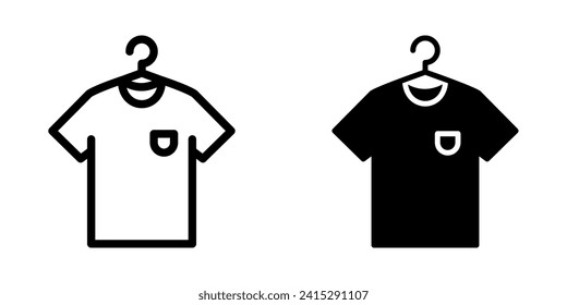 T-shirt Icon. symbol for mobile concept and web design. vector illustration