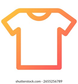 Tshirt icon symbol. Vector illustration.