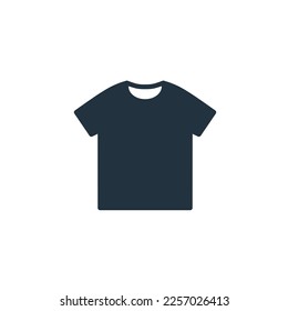 T-shirt icon in trendy flat style isolated on white background. Flat vector related icons for web and mobile applications.