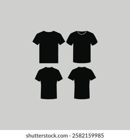 tshirt icon in trendy flat style