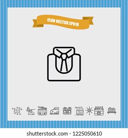 T-shirt icon vector
