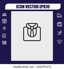 T-shirt icon vector