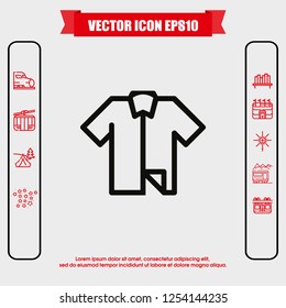 T-shirt icon vector