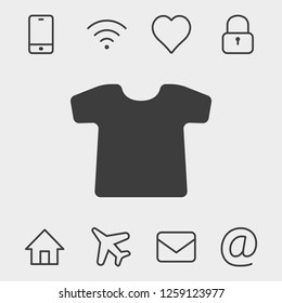 t-shirt icon vector