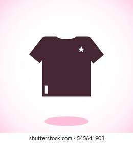 t-shirt icon, vector best flat icon, EPS