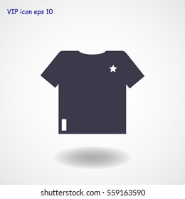 t-shirt icon, vector best flat icon, EPS