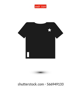t-shirt icon, vector best flat icon, EPS