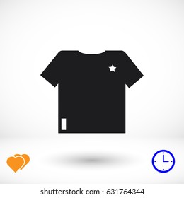 t-shirt icon, vector best flat icon, EPS