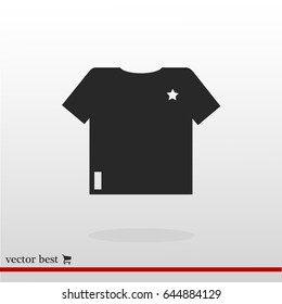t-shirt icon, vector best flat icon, EPS