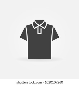 T-shirt icon. Tshirt vector concept symbol or design element