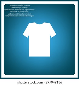 T-shirt  icon. vector design