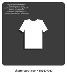 T-shirt  icon. vector design