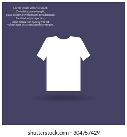 T-shirt  icon. vector design