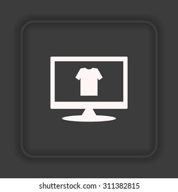 T-shirt  icon. vector design