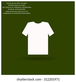T-shirt  icon. vector design