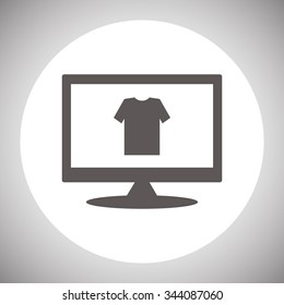 T-shirt  icon. vector design