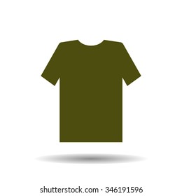 T-shirt  icon. vector design