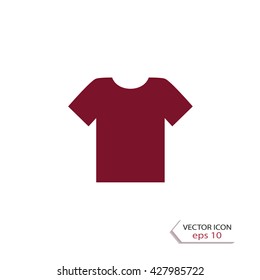 T-shirt icon, vector design element