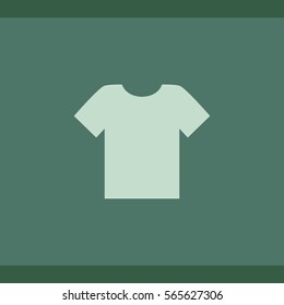 T-shirt icon, vector design element