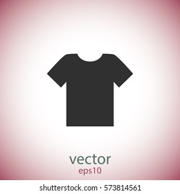 T-shirt icon, vector design element