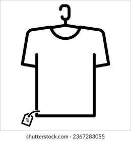 t-shirt icon vector design template