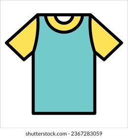 t-shirt icon vector design template