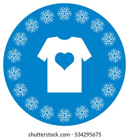 T-Shirt Icon Vector flat design style