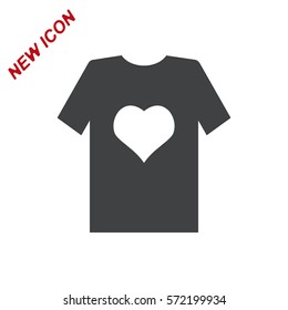 T-Shirt Icon Vector flat design style
