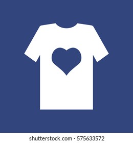 T-Shirt Icon Vector flat design style