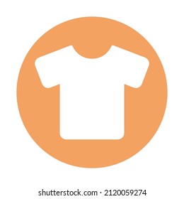 T-shirt icon , vector illustration