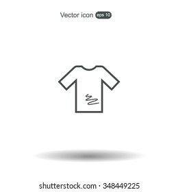 Tshirt Icon icon, vector illustration. 