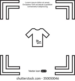 Tshirt Icon icon, vector illustration. 