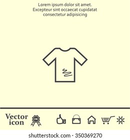 Tshirt Icon icon, vector illustration. 