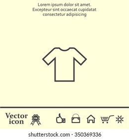 Tshirt Icon icon, vector illustration. 