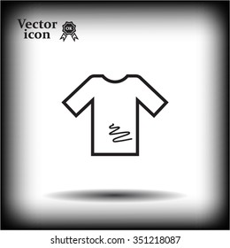 Tshirt Icon icon, vector illustration. 