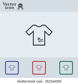 Tshirt Icon icon, vector illustration. 