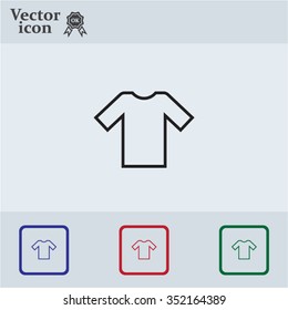 Tshirt Icon icon, vector illustration. 