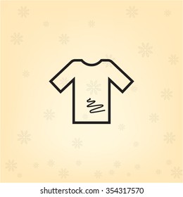 Tshirt Icon icon, vector illustration. 