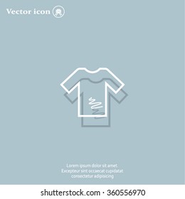 Tshirt Icon icon, vector illustration. 